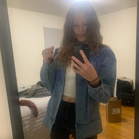 TOGETHER vintage jean jacket - Picture 4 of 4